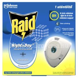   Raid® Night&Day szúnyog- és légyirtó korong készülékhez utántöltő 240 órás