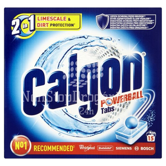 Calgon Powerball 3in1 vízlágyító tabletta 15 db