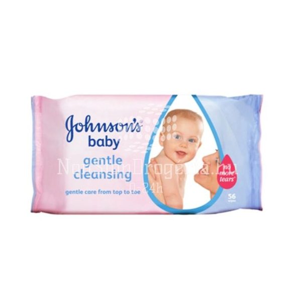 Johnsons Törlőkendő 56 DB-Gentle Cleansing