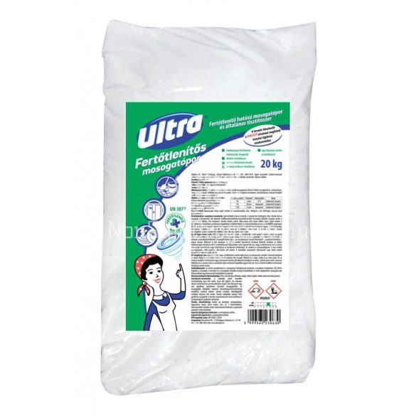 ULTRA Fertőtlenítő hatású mosogatópor 20 kg