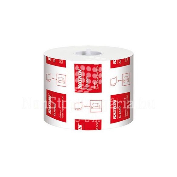 Toalettpapír Katrin Classic System ECO 2rétegű fehér 800lap/92m 100% újrahasznosított