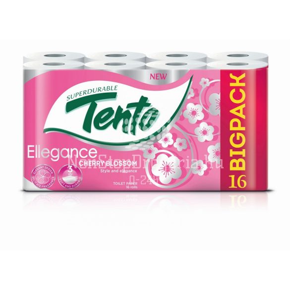 TENTO toalettpapír Ellegance Pink Decor 3 rétegű 16 tekercses