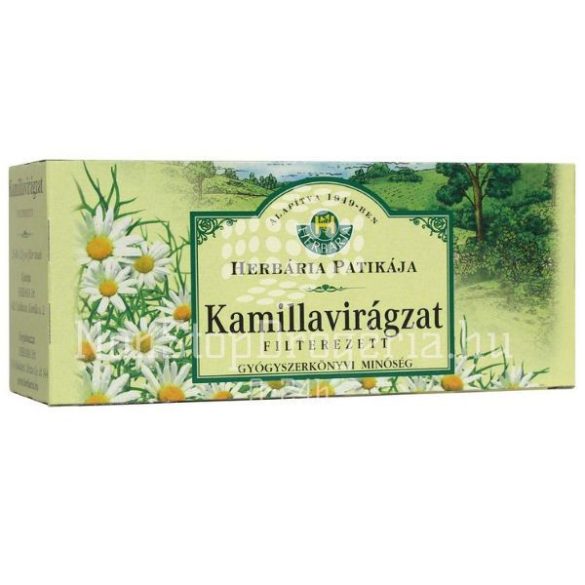 Herbária Kamillavirágzat filteres tea 25x1,2g