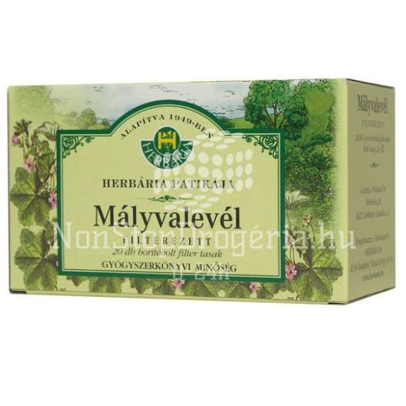 Herbária Mályvalevél borítékolt filteres tea 20x1g