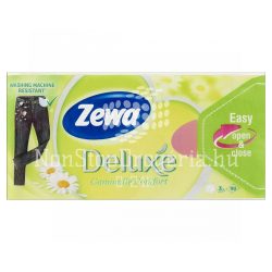   Zewa Deluxe papírzsebkendő 3 rétegű 90 db Camomile Comfort