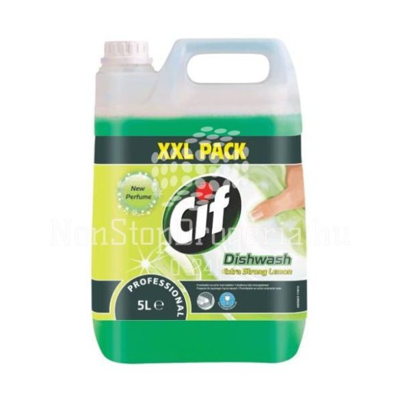 Cif Professional Dishwash Extra Strong Lemon kézi mosogatószer 5L