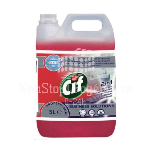 Cif Professional Washroom 2in1 szaniter tisztítószer, vízkőoldó 5L