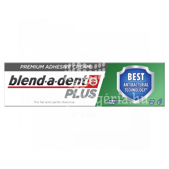 Blend-A-Dent Plus protézisragasztó 40 g Best Antibacterial Technology