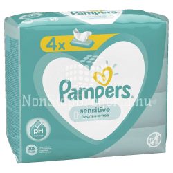 Pampers törlőkendő 4x52 db Sensitive