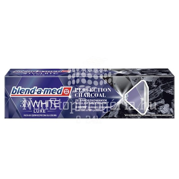 Blend-A-Med fogkrém 75 ml 3D White Luxe Charcoal