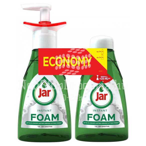 JAR mosogató 350 ml Azonnali Hab + utántöltő
