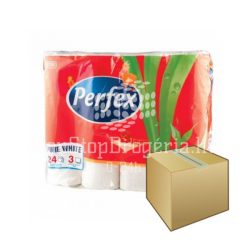 Perfex WC papír 3rétegű 24 tekercs 6DB-OS KARTON ÁR