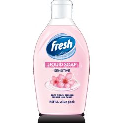   FRESH folyékony szappan virág illatú utántöltő (Sensitive) 1l