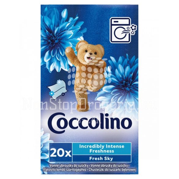 COCCOLINO illatosító kendő szárítógépbe 20 db Blue