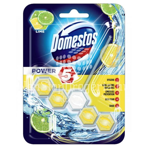 DOMESTOS Power5 WC-rúd 55 g Lime