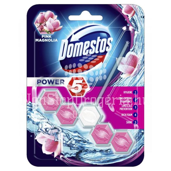 DOMESTOS Power5 WC-rúd 55 g Pink Magnolia