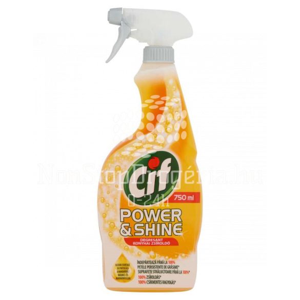 CIF Power Shine spray 750 ml Konyhai Zsíroldó