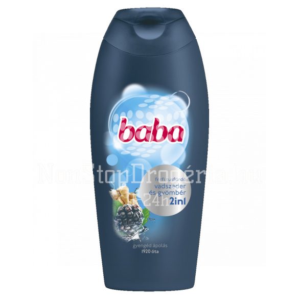 BABA férfi tusfürdő 400 ml Vadszeder&gyömbér 2in1