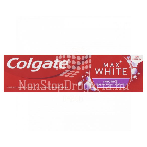 COLGATE fogkrém Max white white&protect 75 ml