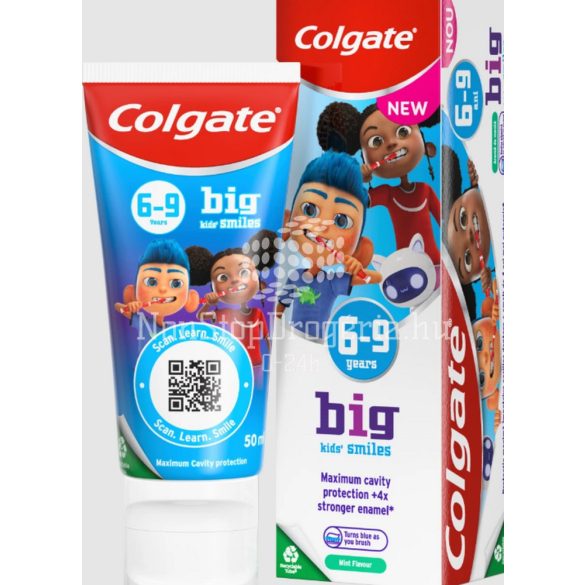 COLGATE gyerek fogkrém 6-9 Smiles 50 ml Mint