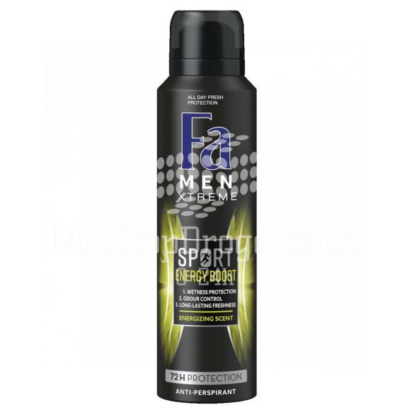 Fa Men Xtreme izzadásgátló deospray 150 ml Sport Energy Boost