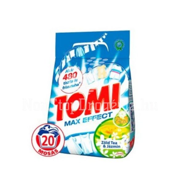Tomi mosópor 20mosás 1,4kg Max effect Zöldtea&Jázmin