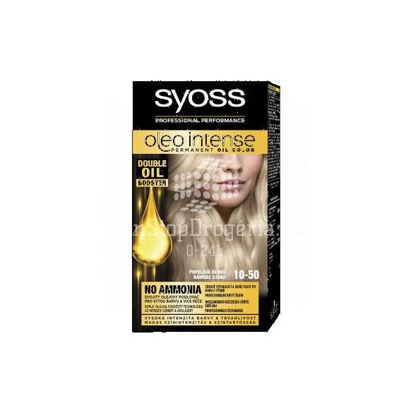 Syoss Color Oleo intenzív olaj hajfesték 10-50 hamvas szőke