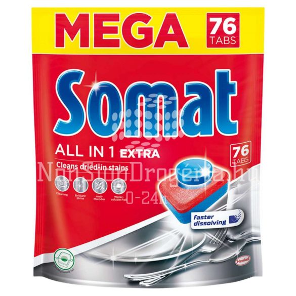 Somat All in One Extra tabletta 76 db Mega