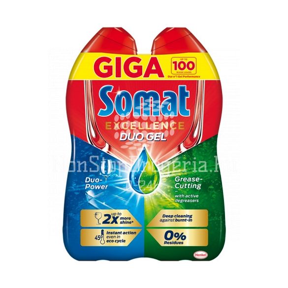 Somat Excellence mosogatógép Giga Duo gél 2x900 ml