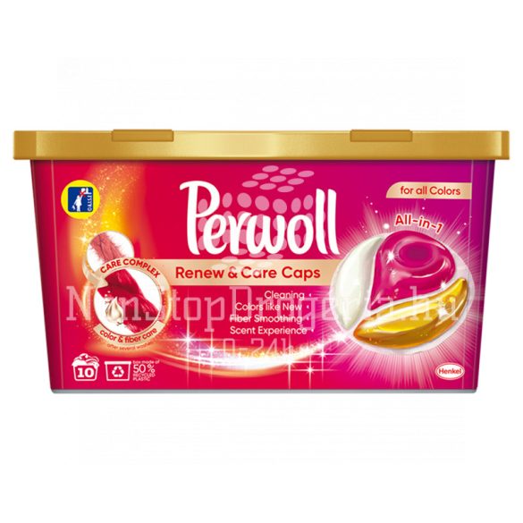 Perwoll Renew & Care mosókapszula Color 10 db