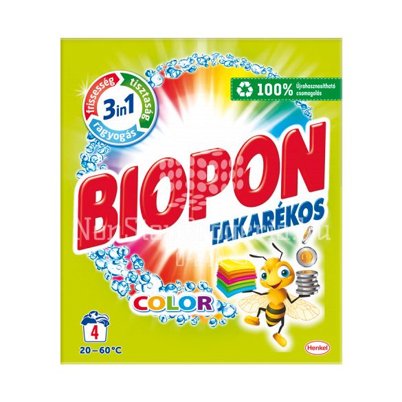 Biopon Takarékos 260 g Color mosópor (4 mosás)