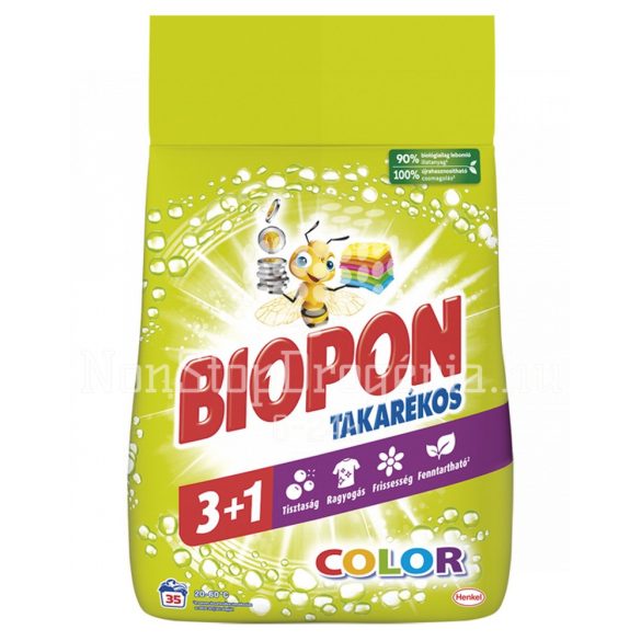 Biopon Takarékos 2,1 kg mosópor Color (35 mosás)