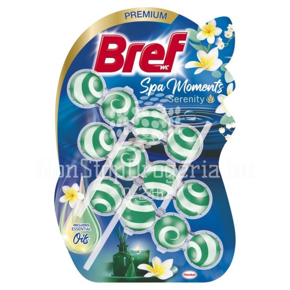 Bref Spa Moments WC frissítő 3x50 g Serenity
