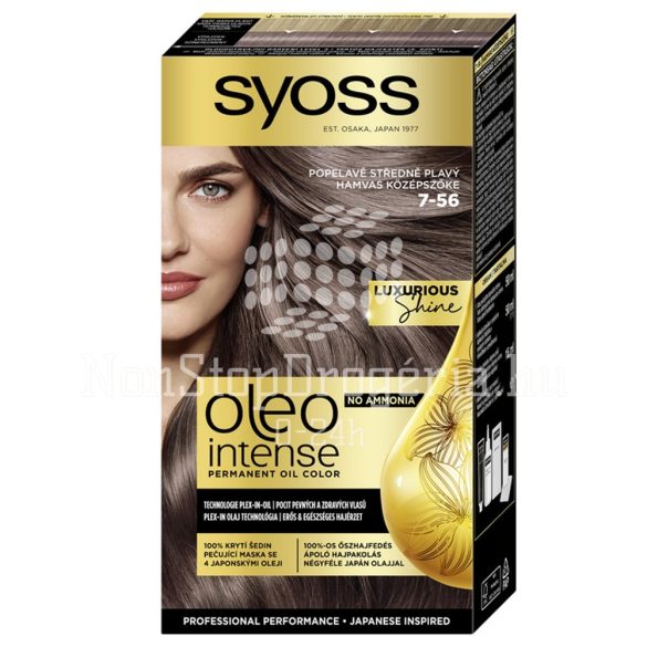 Syoss Color Oleo intenzív olaj hajfesték 7-56 hamvas középszőke