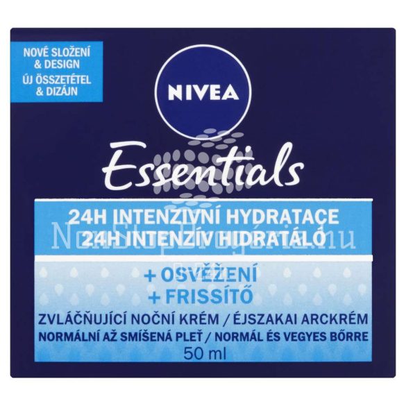 NIVEA Essentials éjszakai arckrém 50 ml normál bőrre