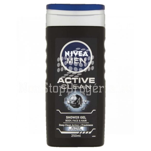 NIVEA MEN tusfürdő 250 ml Active clean
