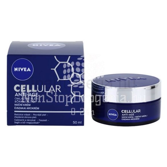 NIVEA Cellular Expert Filler ránctalanító éjszakai arckrém 50 ml