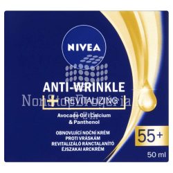 NIVEA Anti Wrinkle éjszakai arckrém 50 ml 55+