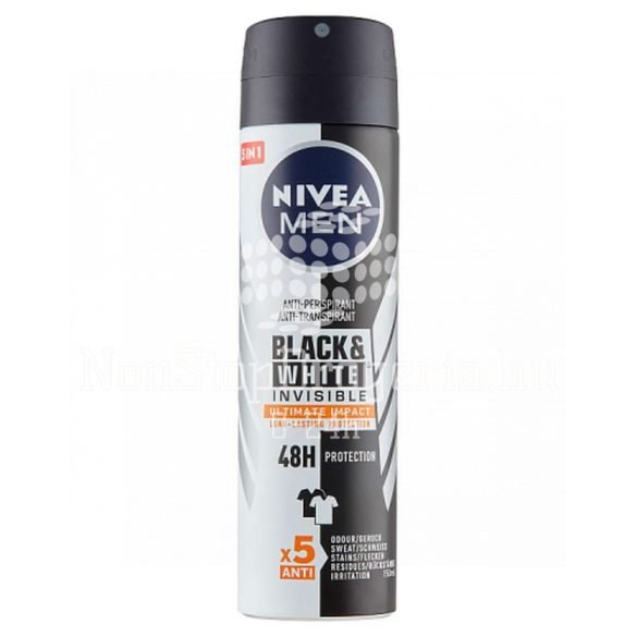NIVEA MEN Deo Spray 150 ml Black&White Invisible Ultimate Protect