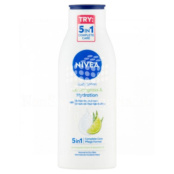 NIVEA testápoló tej 400 ml Citromfüves