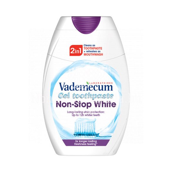 Vademecum 2:1 fogkrém+szájöblítő 75 ml Non Stop White