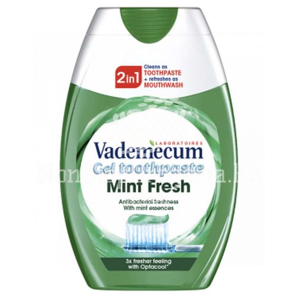 Vademecum 2:1 fogkrém+szájöblítő 75 ml Mint Fresh