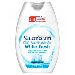 Vademecum 2:1 fogkrém+szájöblítő 75 ml White Fresh